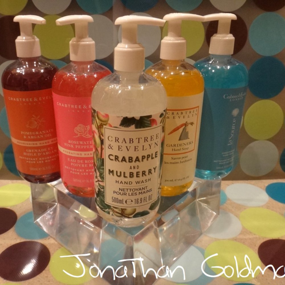 GROUP Crabtree & Evelyn Hand Soaps Pomegranate Rosewater Crabapple & LaSource